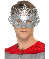 Columbine Silver Mask