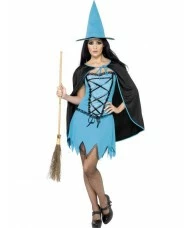 Blue Sparkle Witch Costume