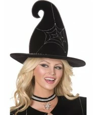 Fever Boutique Spider Web Witch Hat