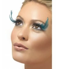 Eyelashes, Black and Turquoise