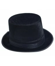 Black Felt Victorian Top Hat