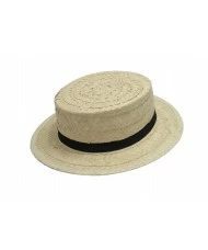 St Trinians Straw Boater Hat