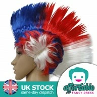 Union Jack Mohican Wig