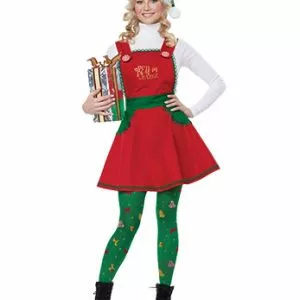 Womens Christmas Elf in Charge Costume